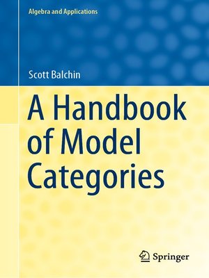 cover image of A Handbook of Model Categories
